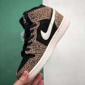 Jordan 1 Mid SE Leopard (GS)