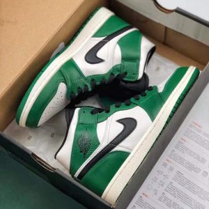 Jordan 1 Mid Pine Green