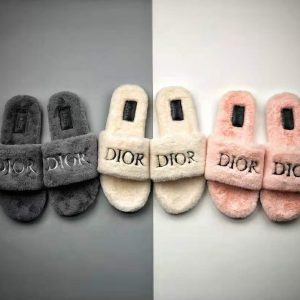 Furry dior Slippers